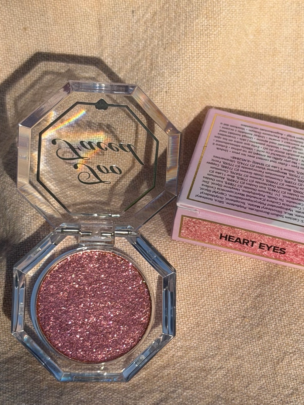NIB~ Too Faced Disco Crush Multi-Use Sparkle Palette - Pink & Gold
